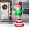 Glitzhome® 6ft. Light-Up Inflatable Rotating Elf Décor
